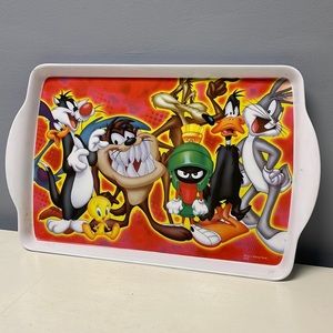Vintage Looney Tunes Plastic Serving Tray